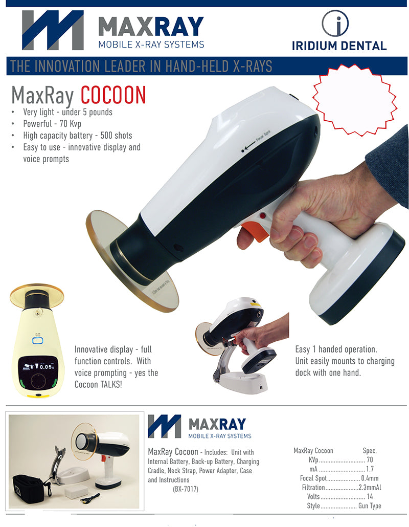 Maxray Cocoon Portable Handheld X Ray Unit